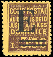 ** 186I - E S/3F.50 Brun S/jaune. SUP. - Other & Unclassified