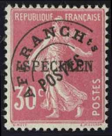 * 59-CI1 - Timbres-Taxe. 30c. Préo. Surcharge SPECIMEN. SUP. - Cours D'Instruction