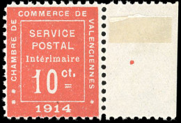 ** 1 - 10c. Vermillon. BdeF. SUP. - Guerre (timbres De)