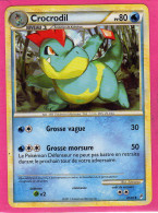 Carte Pokemon Francaise 2011 Noir Et Blanc Appel Legende 41/95 Crocrodil 80pv Bon Etat - Black & White