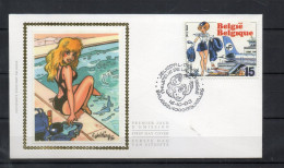 Année 1993 :  FDC 2528 Soie - Natacha/Natasja - Obli. Brussel-Bruxelles - 1991-2000