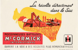 Buvard  -   Moissonneuses Batteuses Mc CORMICK - Agricultura