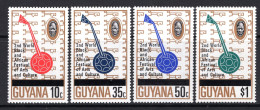Guyana 1977 Second World Black & African Festival Of Arts & Culture Set HM (SG 666-669) - Guyana (1966-...)