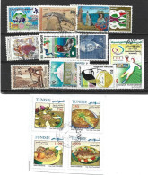 TUNISIE. Beaux Lot De 15 Timbres Recents Differents, Oblitérés, 1 ÈRE Qualité  (# 3) - Alla Rinfusa (max 999 Francobolli)