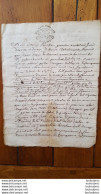 GENERALITE MONTPELLIER 1747 AUBAN CONSEILLER - Gebührenstempel, Impoststempel