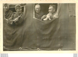 PHOTO ORIGINALE GUERRE 39/45 WW2 SOLDATS ALLEMANDS WERHRMACHT  9 X 6 CM - Guerre, Militaire