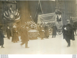 FUNERAILLES DES RESTES DES VICTIMES DE L'EXPLOSION  DE LA RUE DE TOLBIAC  11/1915  PHOTO ORIGINALE 11X 8 CM - Guerre, Militaire