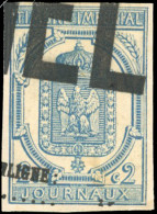 Obl. 2 - 2c. Bleu. TB. - Zeitungsmarken (Streifbänder)