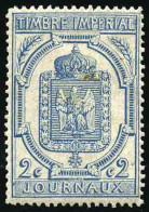 * 8 - 2c. Bleu. TB. - Newspapers