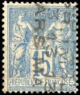 (*) 5 - 15c. Bleu. Trace De Gomme Partielle. SUP. - Autres & Non Classés