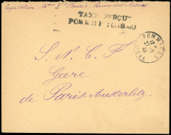 Obl. TAXE - AFFRANCHISSEMENT EXCEPTIONNEL. 1940. La France Envahie. Lettre Affranchie à L'aide Du Cachet à Sec ''TAXE PE - Otros & Sin Clasificación