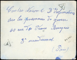 Obl. TAXE - AFFRANCHISSEMENT EXCEPTIONNEL. 1940. La France Envahie. Lettre Affranchie à L'aide Du Cachet ''T'' Frappée D - Other & Unclassified