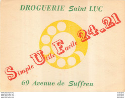 BUVARD DROGUERIE SAINT LUC SUF 24-21 69 AVENUE DE SUFFREN - Limpieza