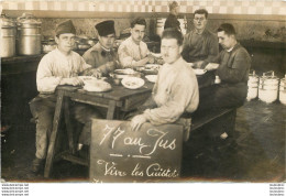 CARTE PHOTO SOLDATS 77 AU JUS - Otros & Sin Clasificación