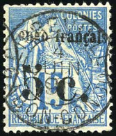 Obl. 2 - 5c. S/15c. Bleu. Obl. TB. - Other & Unclassified