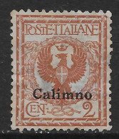 Italia Italy 1912 Colonie Egeo Calino Floreale C2 Sa N.1 Nuovo SG - Aegean (Calino)