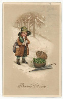 2170 - Enfant Dans La Neige - Bonne Année - Children's Drawings