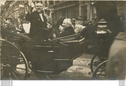 MULHOUSE CARTE PHOTO 1919 PRESIDENT DE LA REPUBLIQUE POINCARE ET LE PRESIDENT DU CONSEIL - Mulhouse