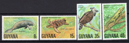 Guyana 1978 Wildlife Conservation Set HM (SG 685-688) - Guyana (1966-...)