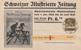 Suisse Jolie Carte Illustrée Contre Remboursement Aarburg 1920 - Marcophilie