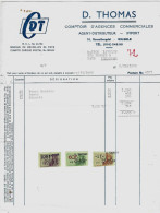 WILSELE – Comptoir D’agences Commerciales D. THOMAS -  Facture (1970) - 1950 - ...