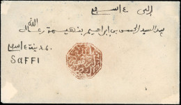 Obl. 13 + 16 - AZEMOUR. Cachet Orange Octogonal S/lettre Complète à Destination De SAFI. TB. - Andere & Zonder Classificatie