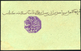 Obl. 19 - RABAT. Cachet Octogonal Violet. S/lettre Avec Adresse Partielle. TB. - Sonstige & Ohne Zuordnung