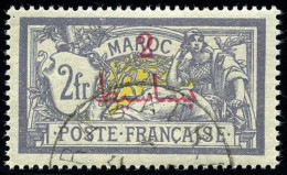 Obl. 52b - 2F. S/2F. Violet-brun Et Jaune Sans La Surcharge PROTECTORAT. SUP. - Autres & Non Classés