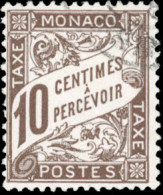 * 4 - Timbres-Taxe. 10c. Brun. Obl. Très Légère. SUP. - Other & Unclassified