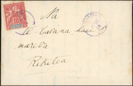 Obl. 15 - 10c. Rouge Obl. S/lettre Manuscrite De REAO Du 1er Janvier 1914 écrite En Français Et En Lange Locale, Au Suje - Autres & Non Classés