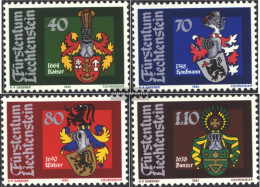 Liechtenstein 793-796 (complete Issue) Unmounted Mint / Never Hinged 1982 Crest - Ungebraucht