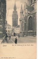 GENT    RUE DU LIMBOURG ET RUE SAINT JEAN           2 SCANS - Gent