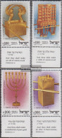 Israel 1007-1010 With Tab (complete Issue) Unmounted Mint / Never Hinged 1985 Jewish Holidays - Unused Stamps (with Tabs)