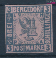 Bergedorf 4ND Neu- Bzw. Nachdruck Postfrisch 1887 Wappen (10342308 - Bergedorf