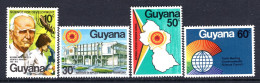 Guyana 1978 National Science Research Council Set HM (SG 694-697) - Guyana (1966-...)