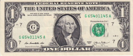 BILLETE DE ESTADOS UNIDOS DE 1 DOLLAR DEL AÑO 2013 LETRA G - CHICAGO  (BANK NOTE) - Biljetten Van De  Federal Reserve (1928-...)