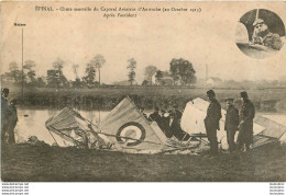 EPINAL CHUTE MORTELLE DU CAPORAL AVIATEUR D'AUTROCHE 20 OCTOBRE 1913 APRES L'ACCIDENT AVIATION PRECURSEUR - Epinal