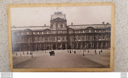 PARIS PHOTO ORIGINALE S.I.P.  PARIS N°7 LOUVRE PAVILLON RICHELIEU  SUR CARTON 16.50 X 10.50 CM - Oud (voor 1900)