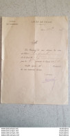 LYCEE DE TULLE 1897 RELEVE DE NOTES ELEVE LAFOND CLASSE DE 7em - Diplomi E Pagelle