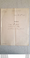 LYCEE DE TULLE 1901 RELEVE DE NOTES ELEVE LAFOND CLASSE DE 3em - Diploma's En Schoolrapporten