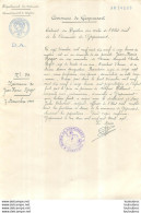 COMMUNE DE GESPUNSART 1919 ACTE DE NAISSANCE  DE JEAN MARIE ROGER - Historical Documents