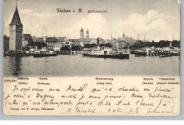 BINNENSCHIFFE - BODENSEE, "ZÜRICH" / "ZÄHRINGEN" / "KÖNIG KARL" / "BAVARIA" / "KAISERIN ELISABETH" In Lindau - Steamers