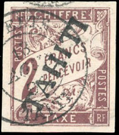 Obl. 13 - Timbres-Taxe. 2F. Marron. Obl. SUP. - Other & Unclassified