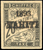 (*) 21 - Timbres-Taxe. 20c. Noir. SUP. - Altri & Non Classificati