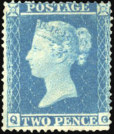 * SG#47 - 2p. Deep Blue. Letter Q-G. F. - Other & Unclassified