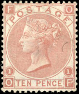 (*) SG#112 - 10p. Pale Red Brown. Plate 1. Small Defect But VF. RPSL Certificate. - Other & Unclassified
