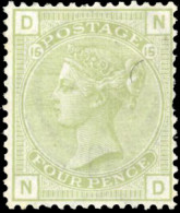 * SG#153 - 4p. Sage-green. Plate 15. Light Corner Crease Top Left But Very Fine Copy. RPSL Certificate. - Other & Unclassified