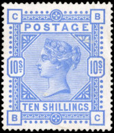 (*) SG#183 - 10s. Ultramarine. Very Fresh. VF. - Autres & Non Classés