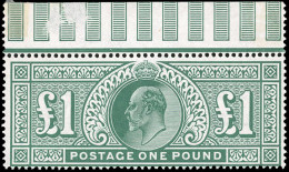 * SG#320 - 1£. Deep-green. Lightly Hinged. VF. - Andere & Zonder Classificatie