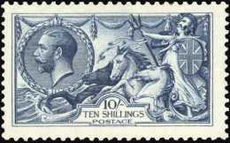 * SG#402 - 10sh. Indigo Blue. VF. - Other & Unclassified